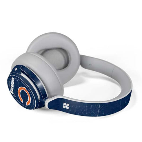 NFL Chicago Bears Distressed Surface Headphones Skin